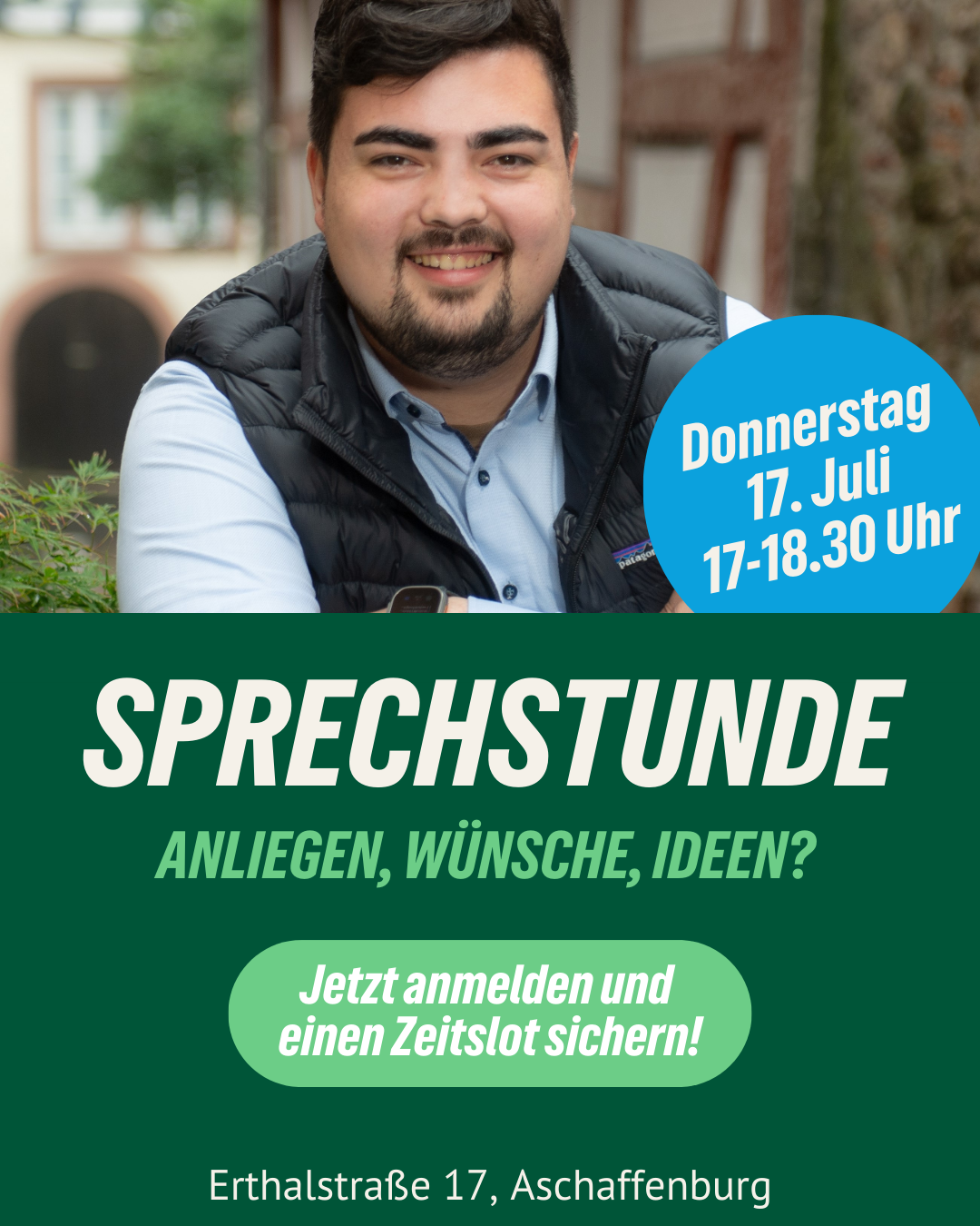 Sprechstunde für Bürgerinnen und bürger